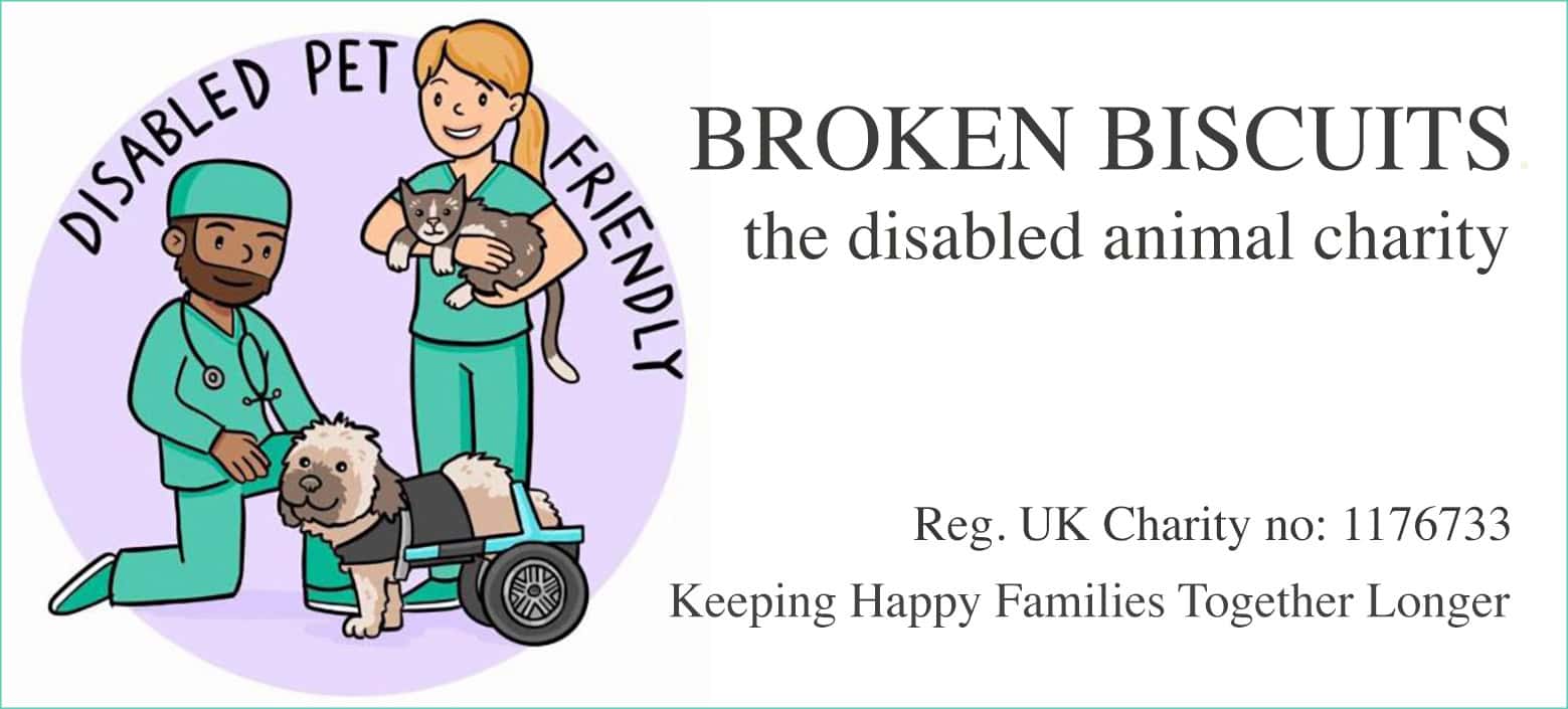 Broken Biscuits Disabled Animal Charity Poster