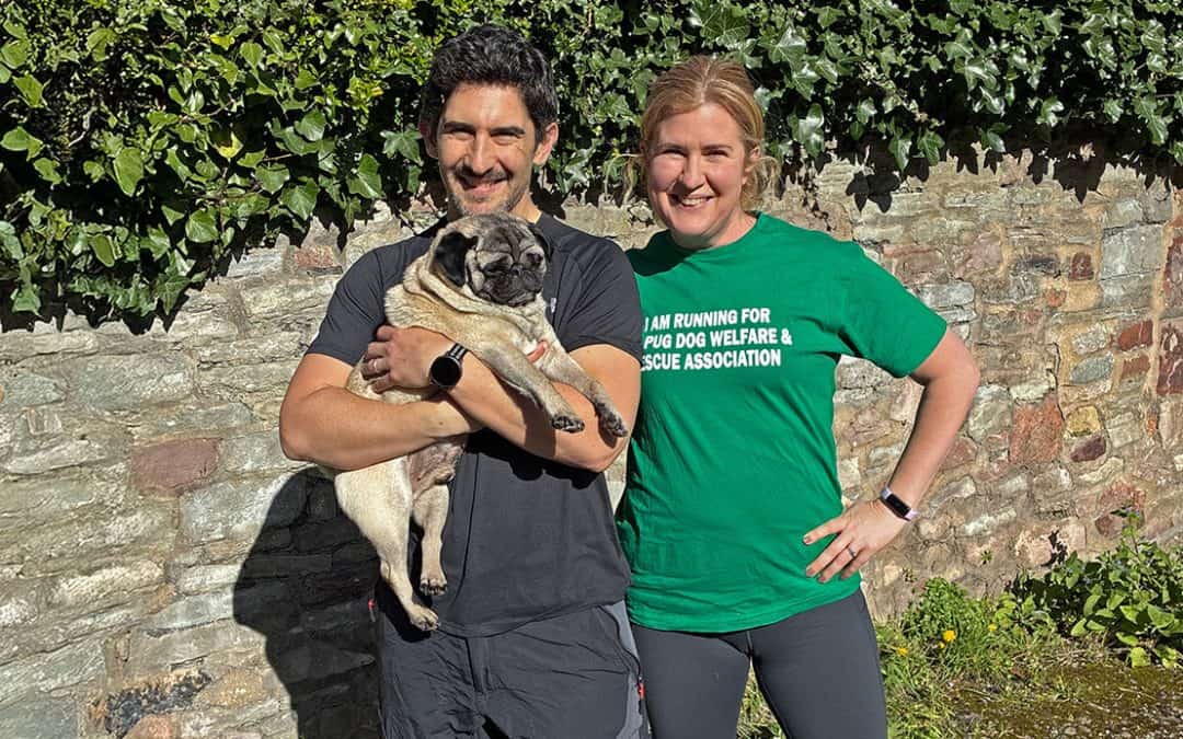 Gordon & Leona with Pug